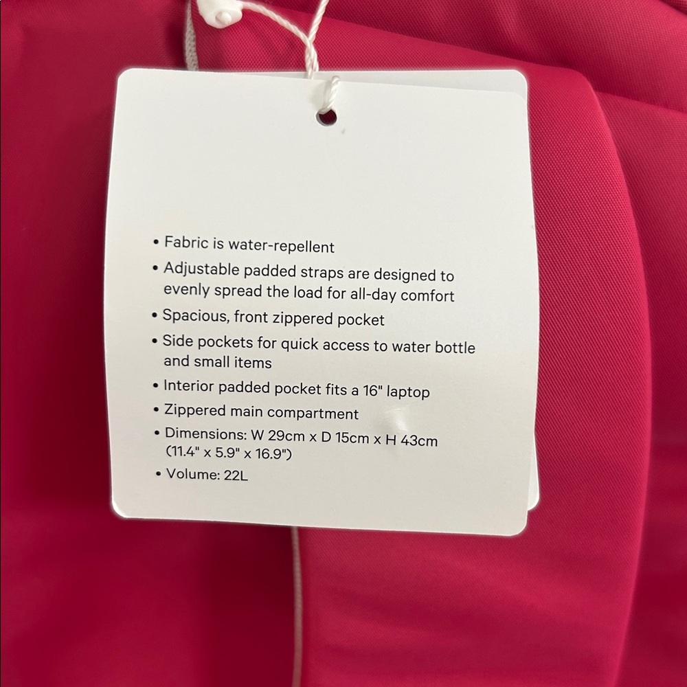 Lululemon Pink Everywhere Backpack - Picture 5 of 6